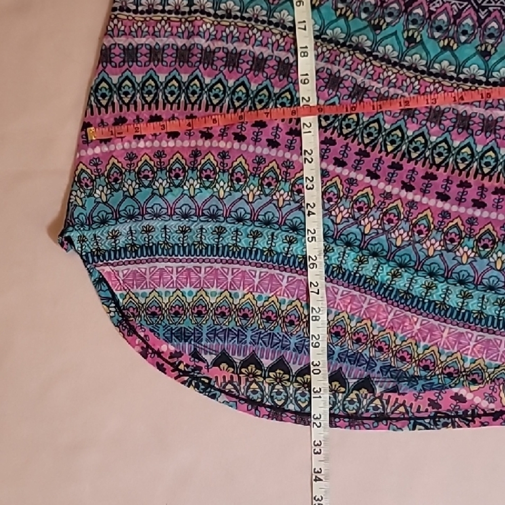 0842. Swimsuitsforall ~ Multicolor Floral Fabric ~ Coverup ~ 14/16 ~💜 - Picture 5 of 10